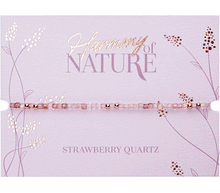 Naložite sliko v pregledovalnik galerije, zapestnica jagodni ahatiz kristalov kristali kristalna zapestnica  jagodni ahatnakit zapestnica poldragi kamni strawberry quartz 
