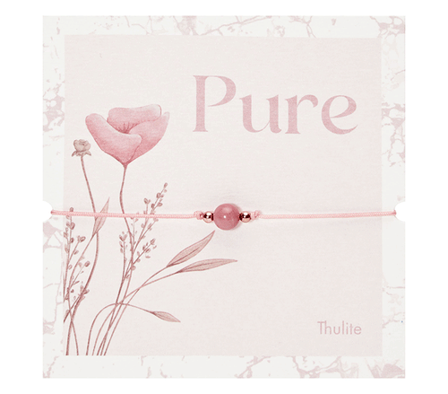 zapestnica pure tulit thulite zapestnice kristali zapestnica poldragi kamni nakit zenski nakit zenske zapestnice talisman