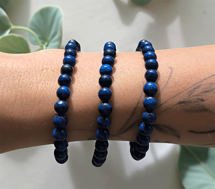 zapestnica lapis lazuli iz kristalov 6mm ženska zapestnica iz poldragih kamnov nakit lapis lazuli moda nakit iz kristalov kristali zapestnice lapis lazuli ženske zapestnice talisman