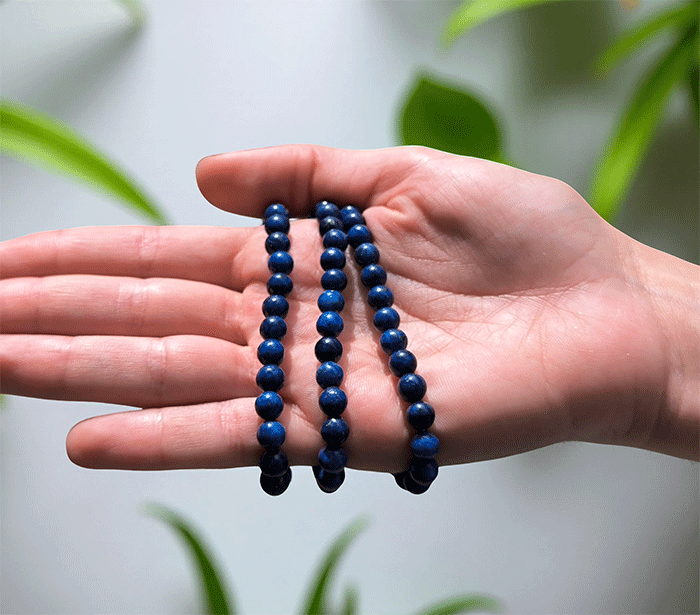 zapestnica lapis lazuli iz kristalov 6mm ženska zapestnica iz poldragih kamnov nakit lapis lazuli moda nakit iz kristalov kristali zapestnice lapis lazuli ženske zapestnice talisman
