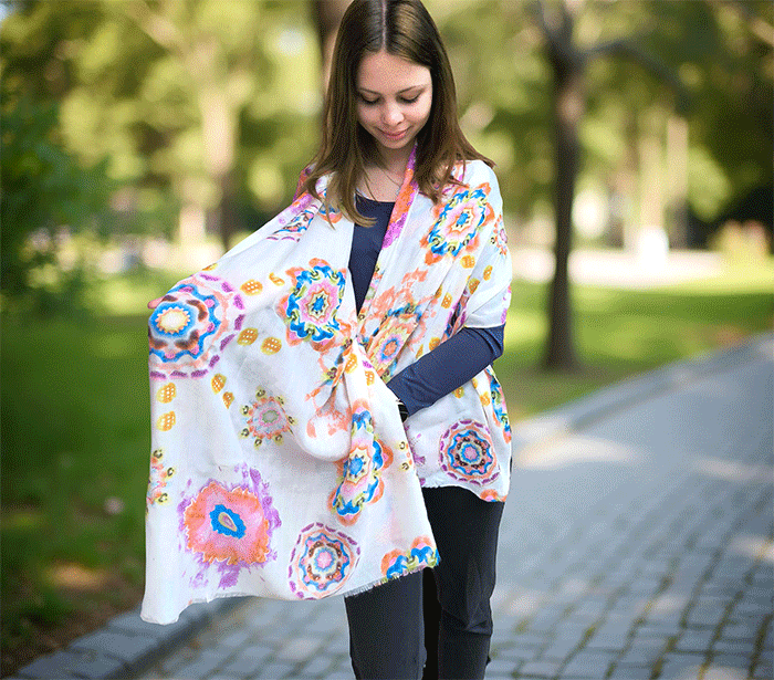 ženski šal poletni šali modni sal mandala sali prehodni sal mandale viskoza ženski šali svila bombaž moda udoben šal mehek sal jesenski šal naravni materiali