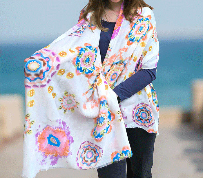 ženski šal poletni šali modni sal mandala sali prehodni sal mandale viskoza ženski šali svila bombaž moda udoben šal mehek sal jesenski šal naravni materiali