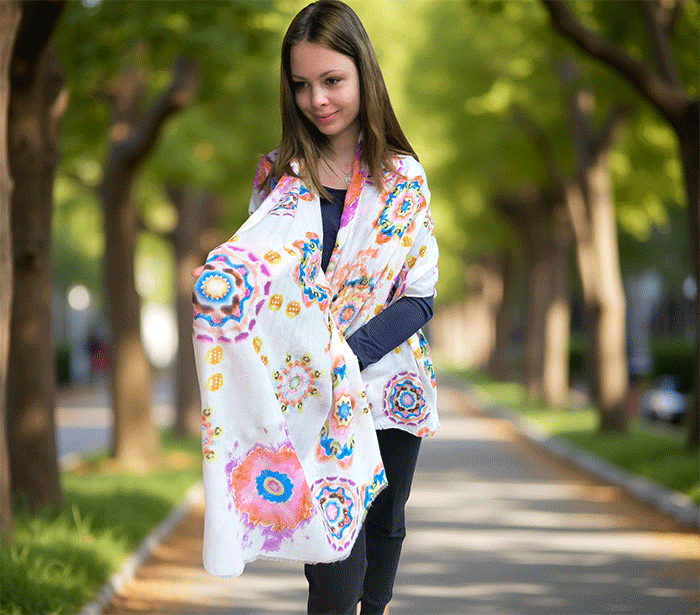 ženski šal poletni šali modni sal mandala sali prehodni sal mandale viskoza ženski šali svila bombaž moda udoben šal mehek sal jesenski šal naravni materiali