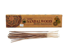 Naložite sliko v pregledovalnik galerije, Disece palcke Goloka Sandalovina kadilo sandalwood incense meditacija za sproscanje aromaterapija
