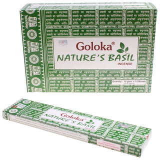 Disece palcke bazilika energetsko ciscenje prostora basil Goloka Incense nature